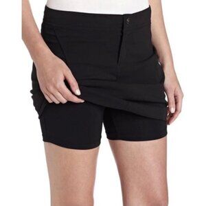 Columbia Just Right Skort Black Skirt Shorts Stretch Women's Size Small